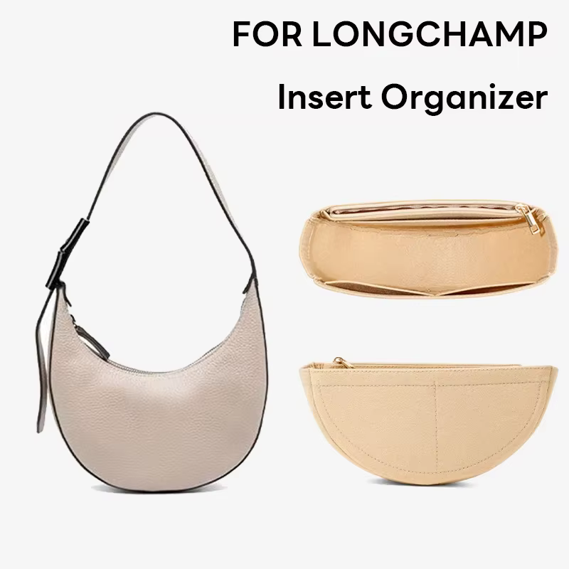 Sac organisateur pour Longchamp ROSEAU essentiel Hobo sac à main sac intérieur maquillage voyage sac