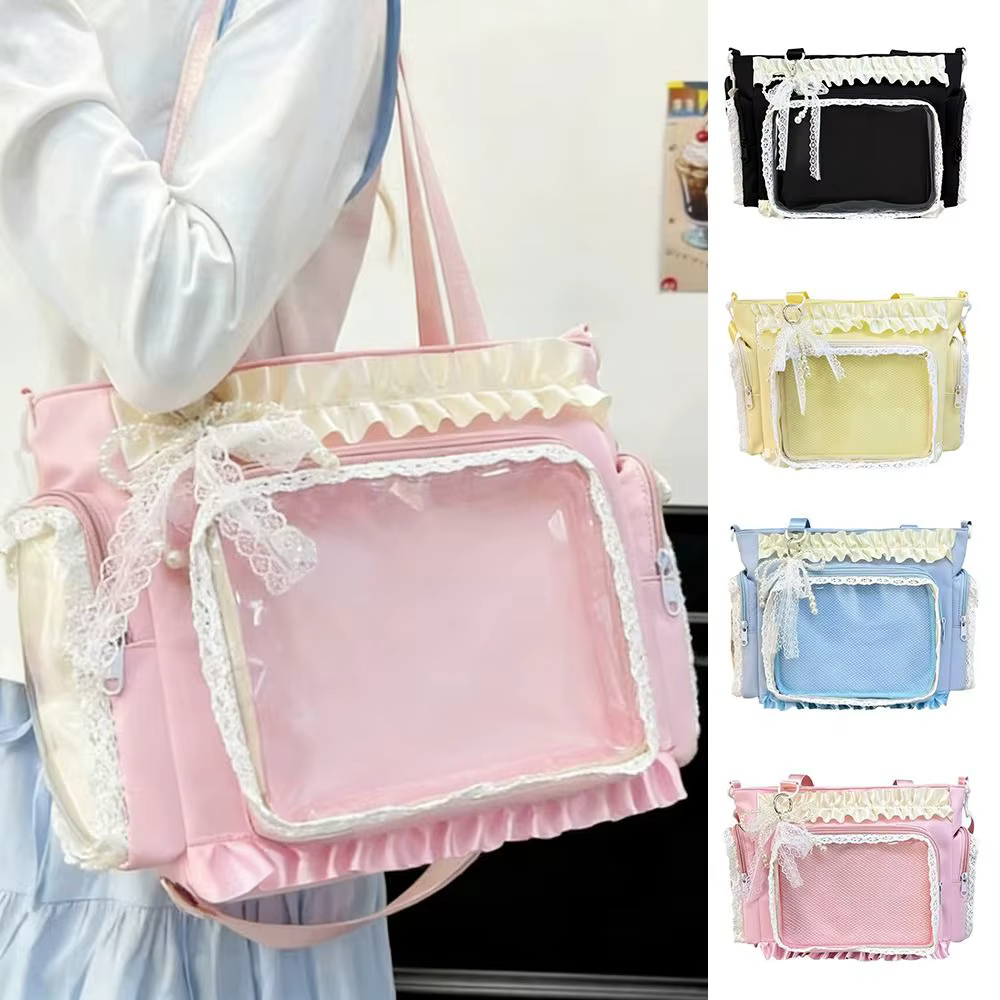 Nouveau sac Ita japonais Y2K transparent grande capacité