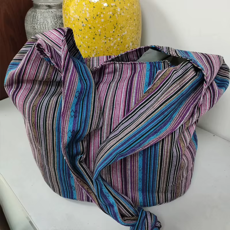 Sac à bandoulière Vintage bohème Chic en toile