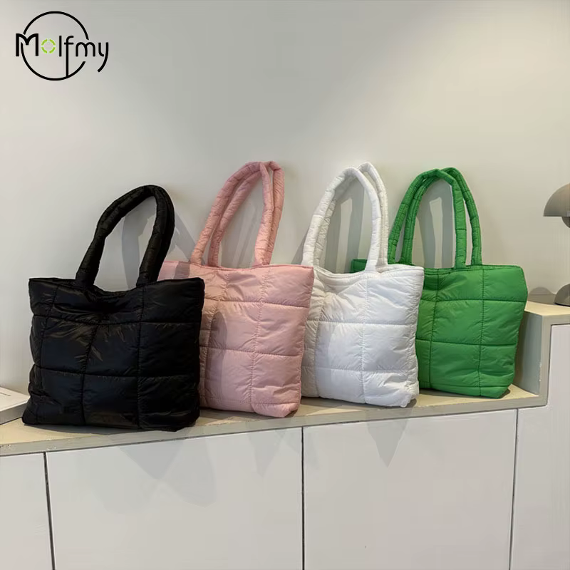 Sac à bandoulière rembourré d'hiver pour femmes