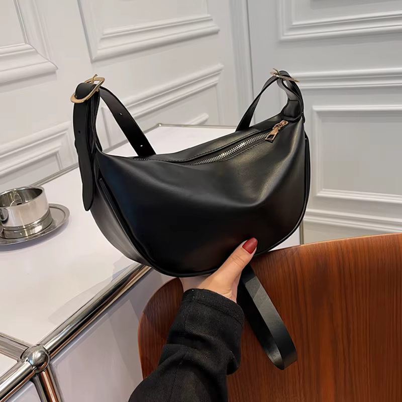 Sac à bandoulière noir pour femme