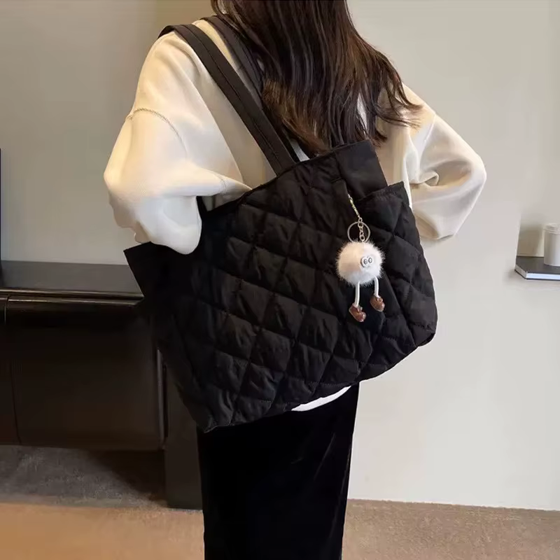 Sac fourre-tout matelassé chic