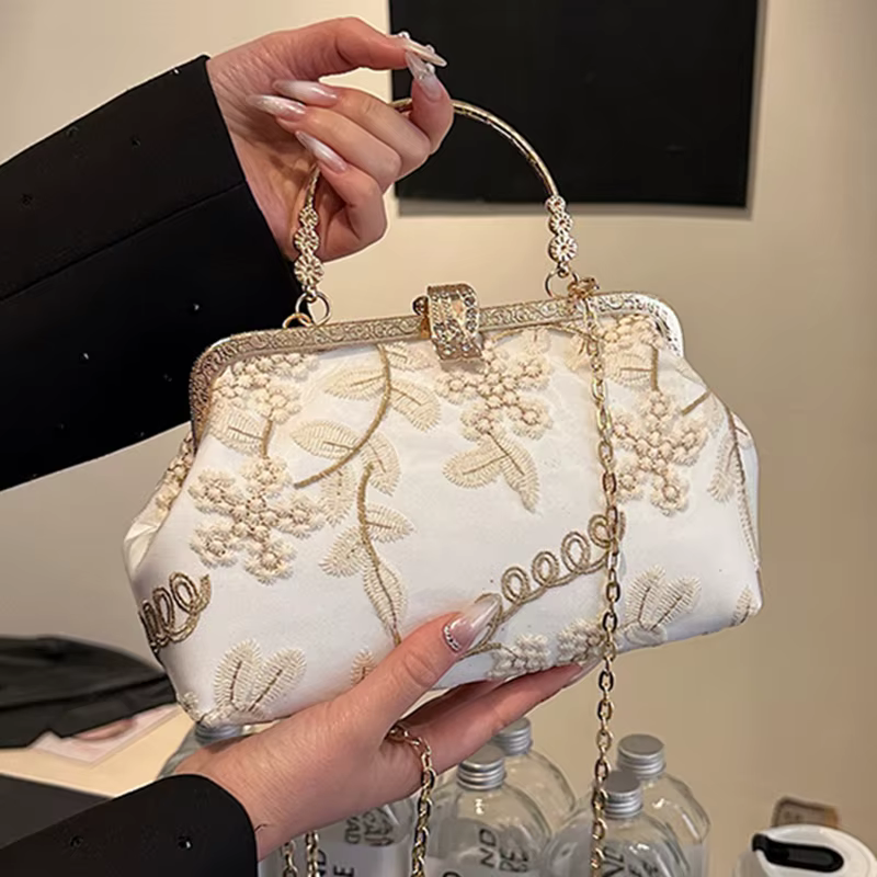 Sacs à main de soirée de style chinois vintage pour femmes