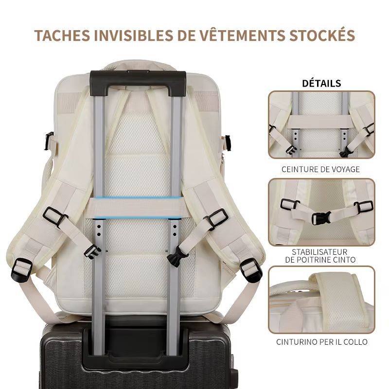 Nouveau sac à dos spécifique à l'avion