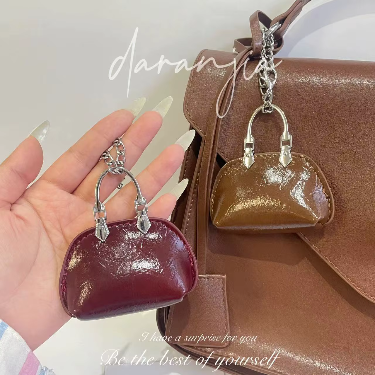 Mini sac exquis, breloque de sac