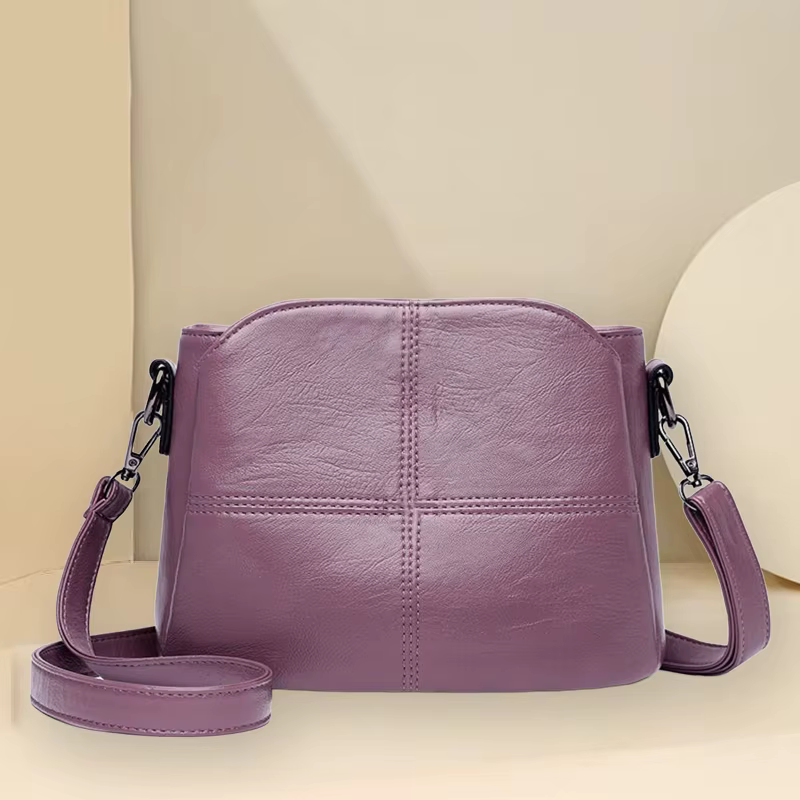 Femmes broderie Sac fourre-tout de haute qualité en cuir dames sacs à Main 2024
