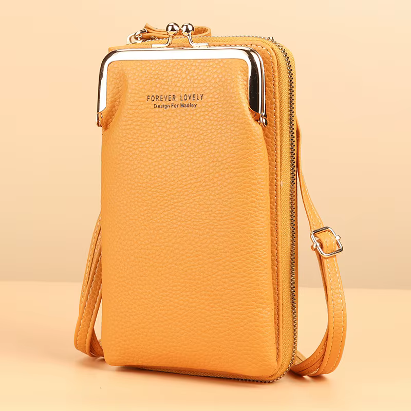 Mode petit bandoulière téléphone pochette sacs femmes Mini portefeuille en cuir épaule sac de messager dames