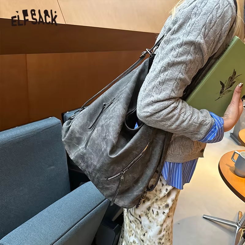 ELFSACK 2025 printemps nouveautés polyvalent bandoulière sac