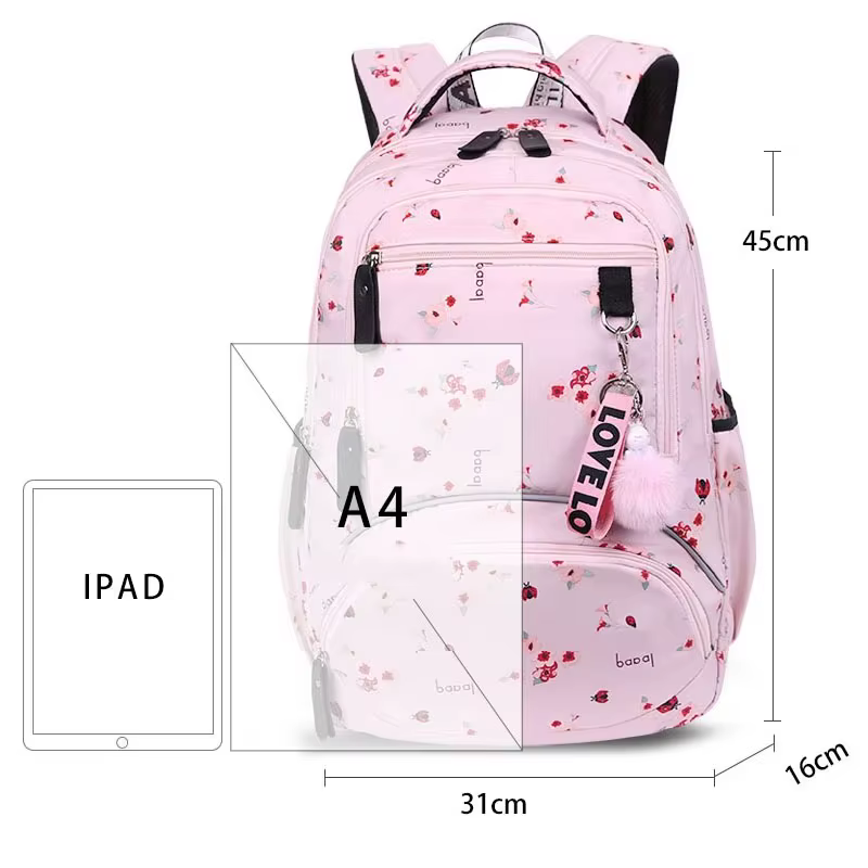 Sac à dos imprimé Floral pour jeunes filles