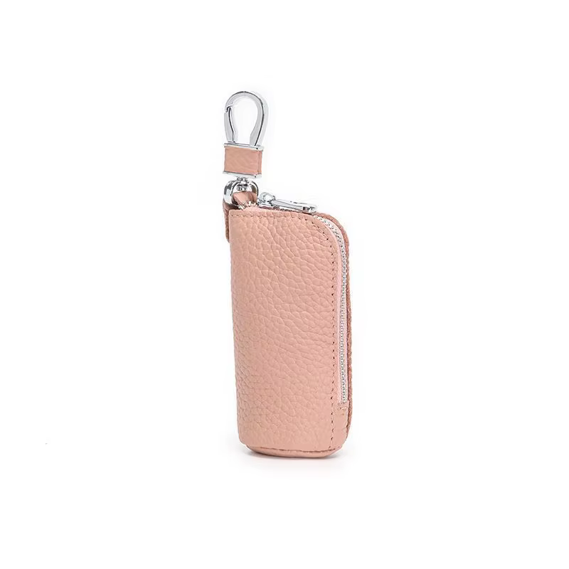 Nouvelle mini pochette à clés en cuir pour hommes et femmes, multifonctionnelle, portable, élégante et simple, porte-clés de voiture, mini porte-cartes