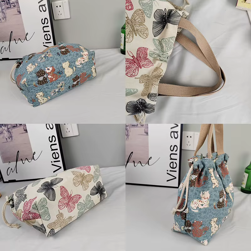 Sac à main en toile imprimée à la mode
