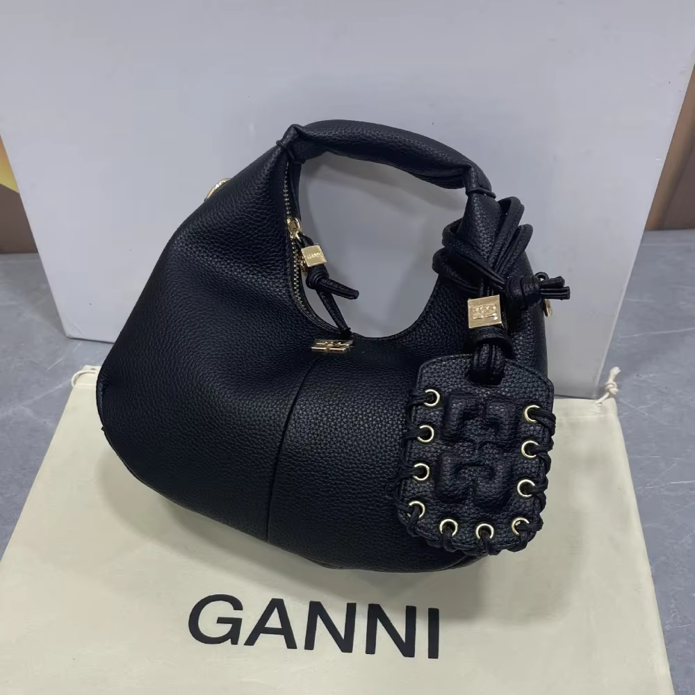 Sac Hobo Mini de Luxe pour Femme, Sac à Main Vintage en Cuir avec Bandoulière Amovible, Sac à Bandoulière pour le Quotidien, Sac Bandoulière de Créateur Tendance Y2K