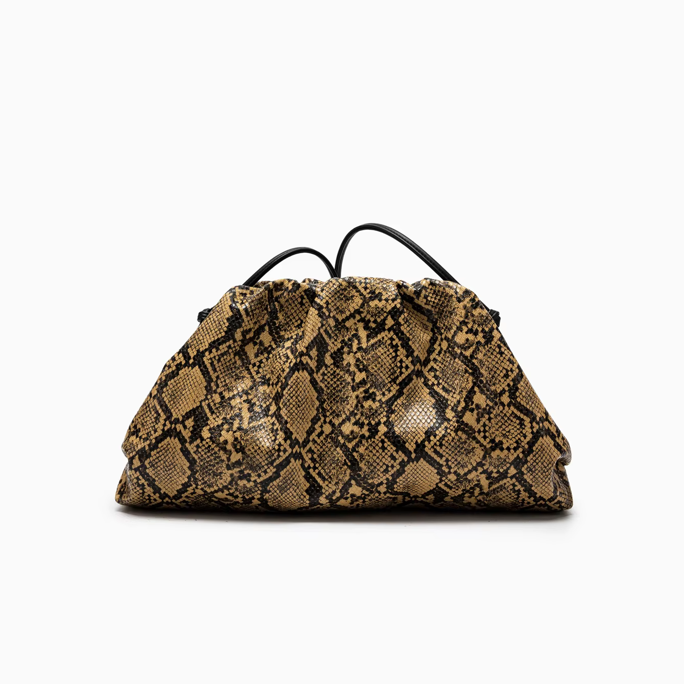Sacs à main en forme de serpent plissé pour femmes Pochette Sac