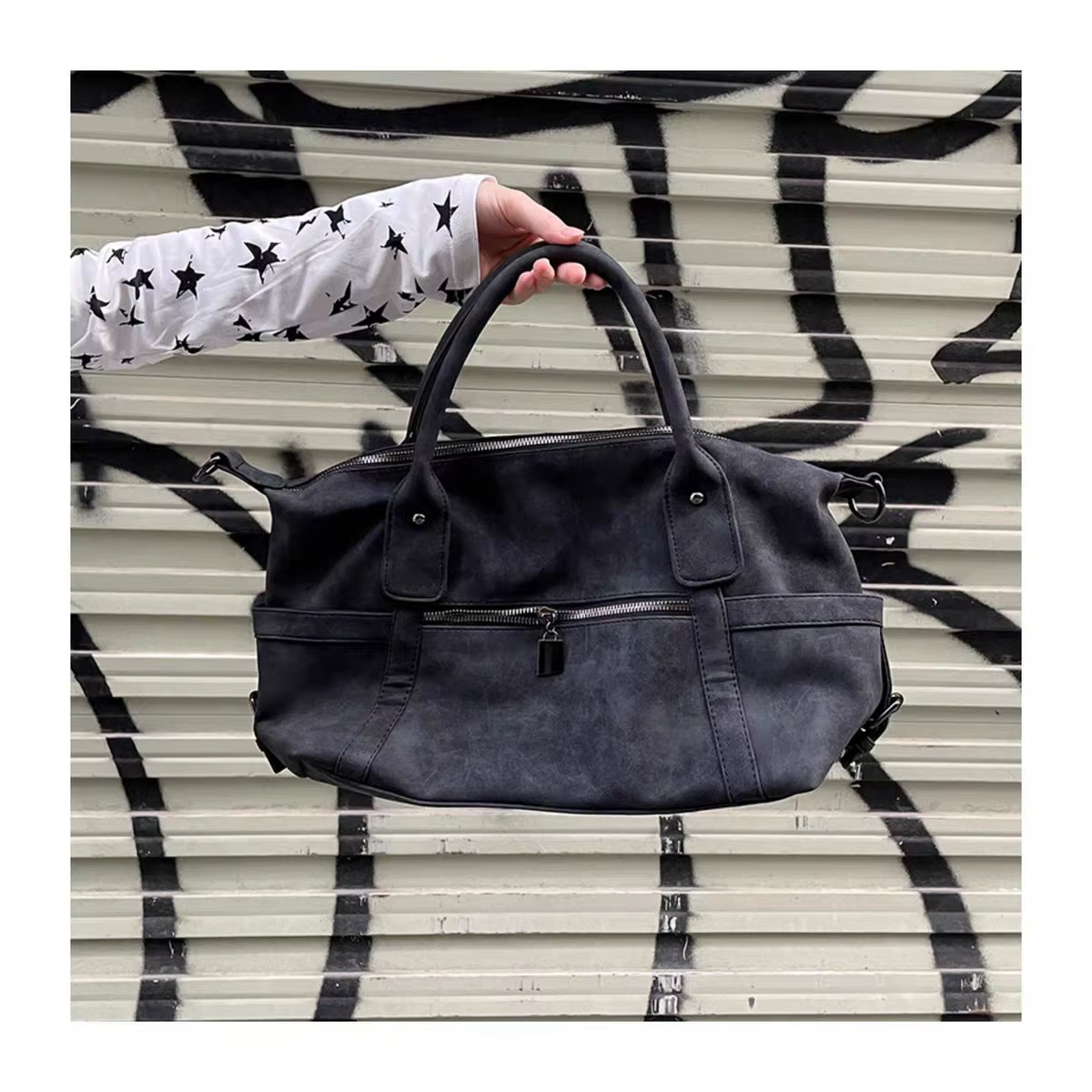 JIAERDI Vintage sous-culture croix fourre-tout sac à bandoulière femmes filles chaudes grande capacité Y2k sac à main dames Harajuku automne portefeuille nouveau