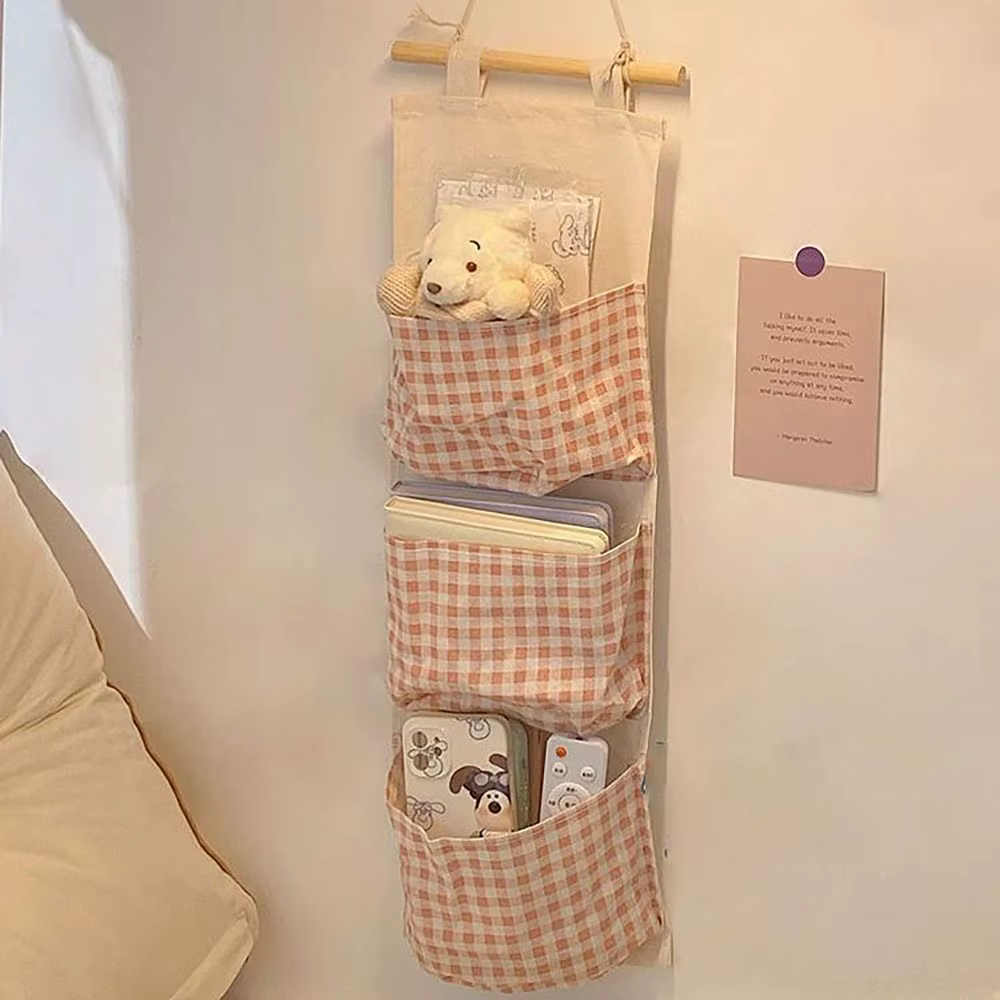 Sac suspendu à motif écossais