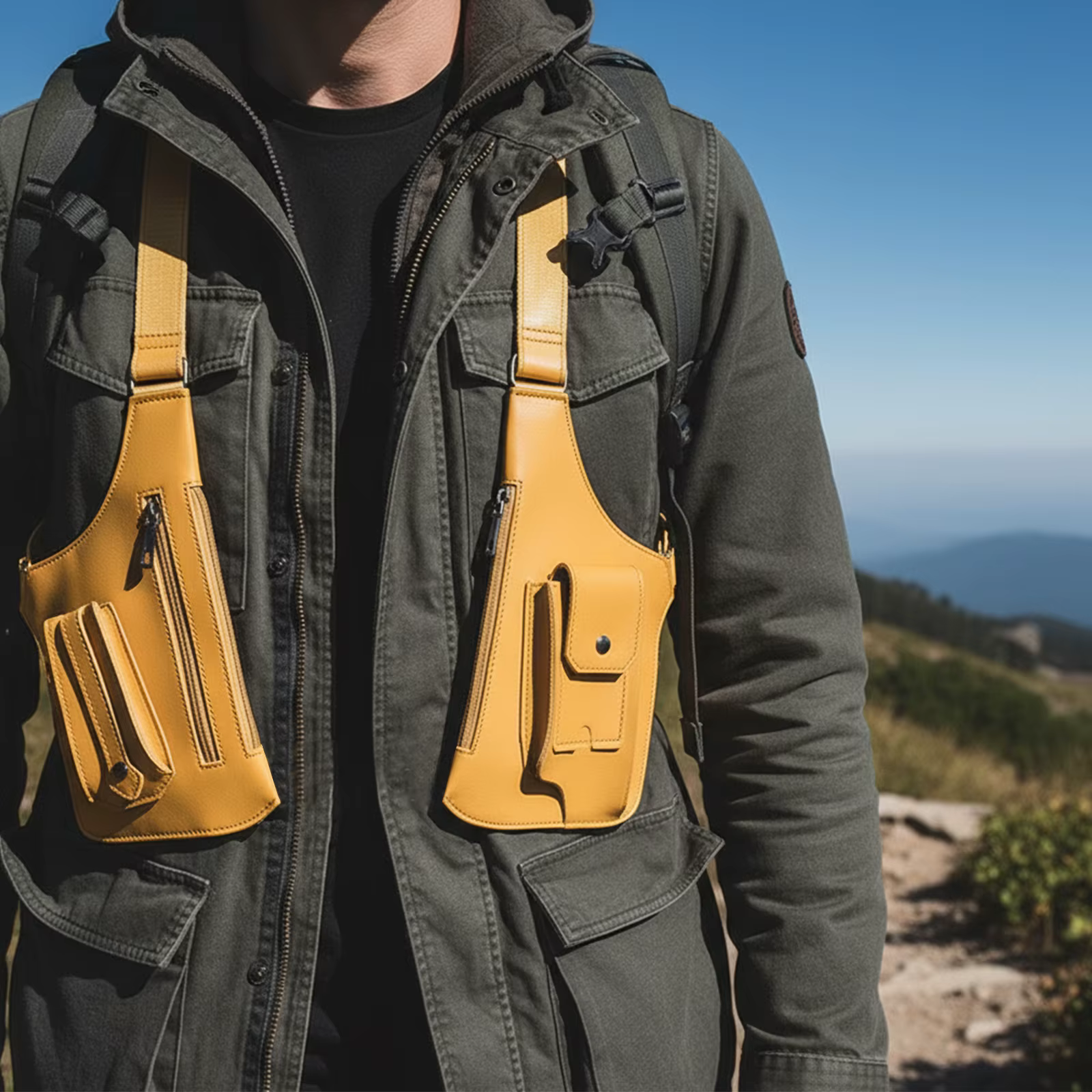 Sac à bandoulière en cuir PU