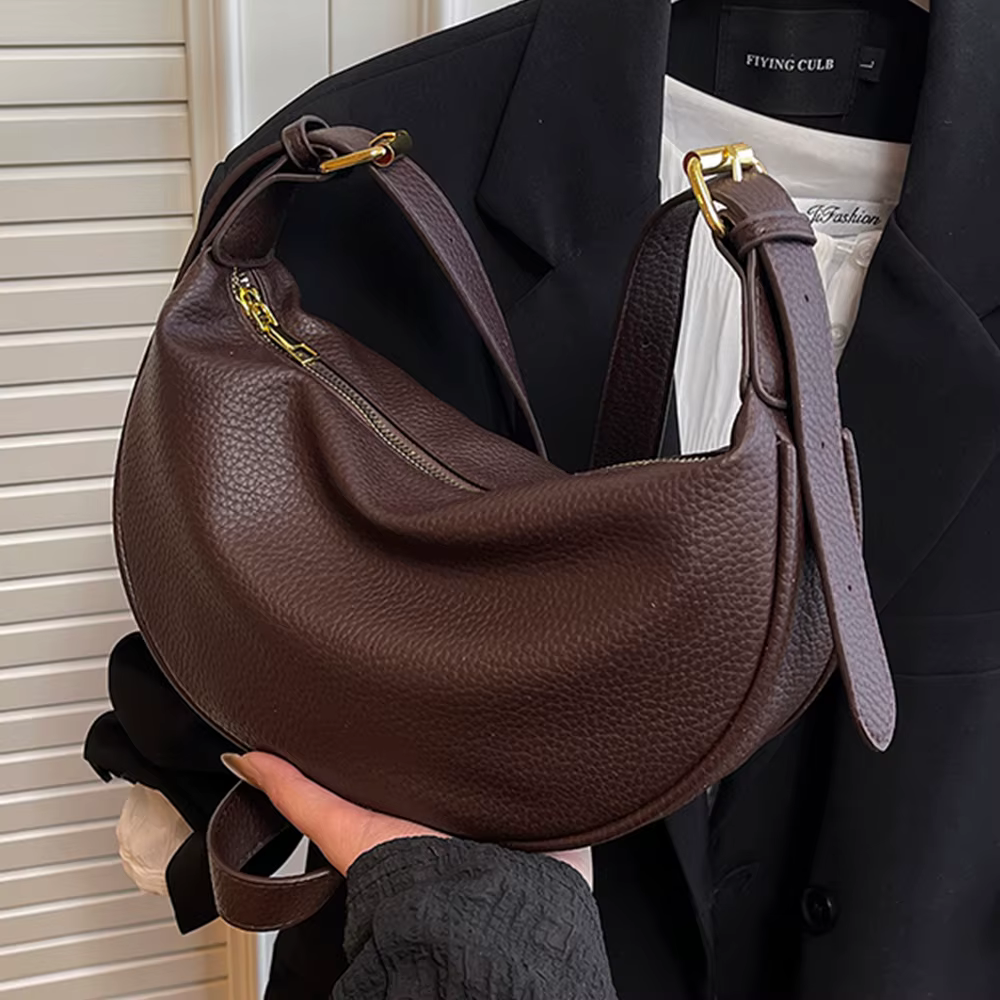 Sac fourre-tout en cuir PU grande capacité style coréen