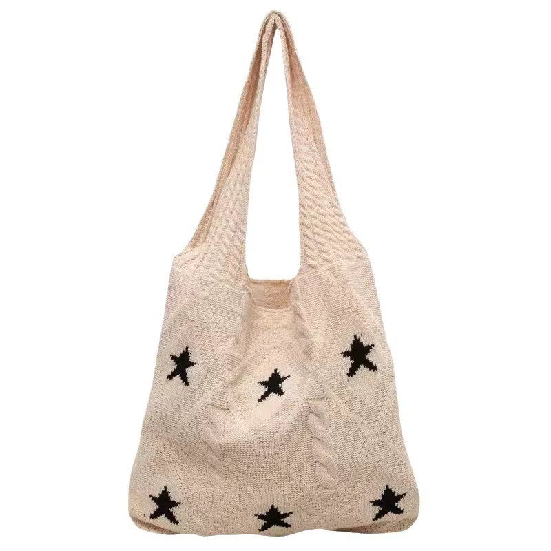 Sac fourre-tout de plage en maille de crochet