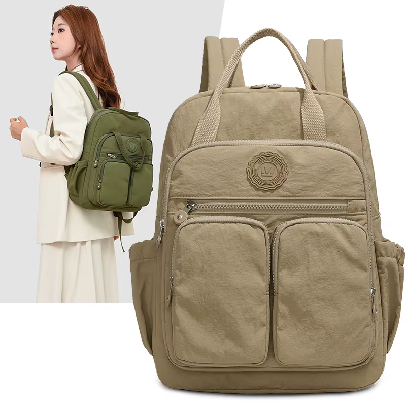 Sac à dos de grande capacité en tissu Oxford pour femme