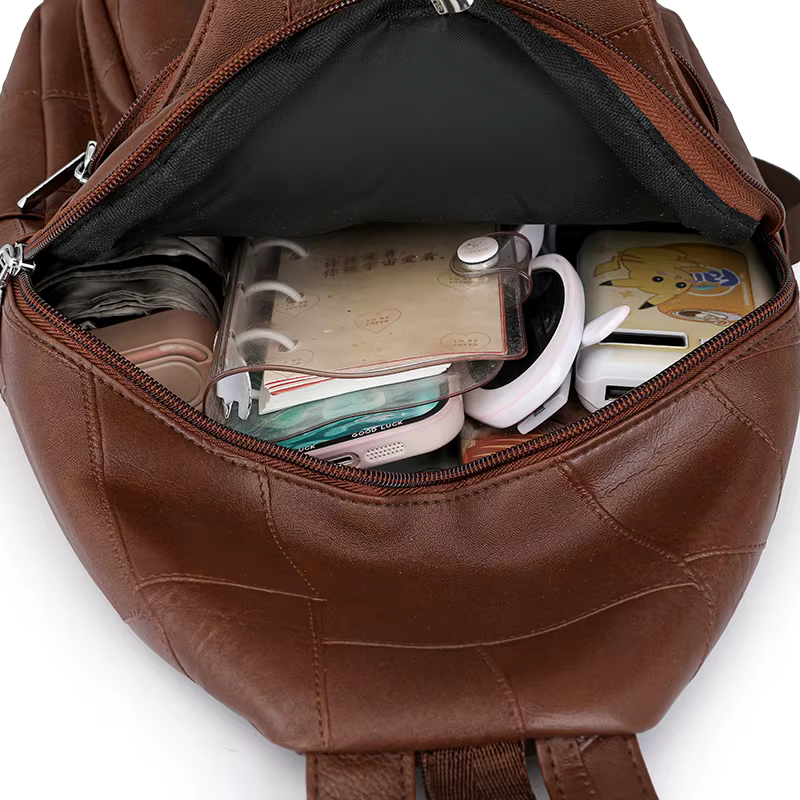 Sacs à dos multifonctions en cuir PU pour femmes