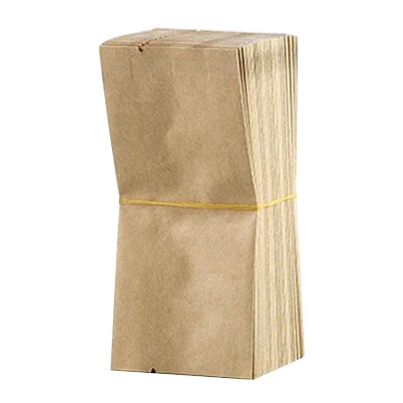 100Pcs sac en papier Kraft pochette Vintage petit