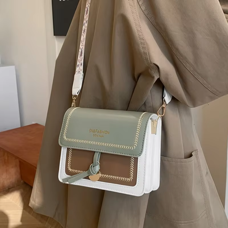 Sacs à bandoulière de couleur contrastée