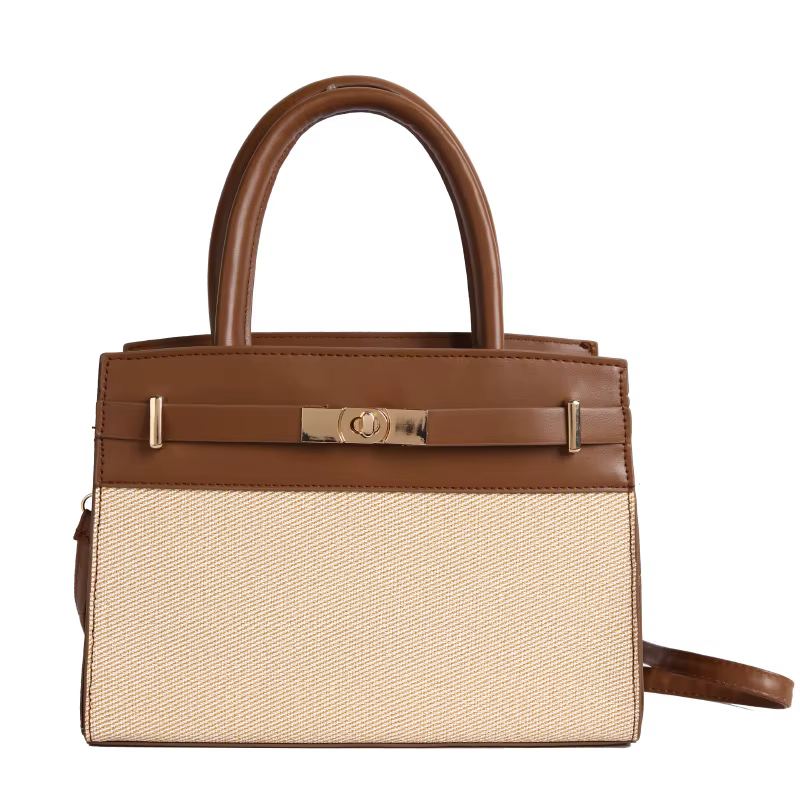 Sac à bandoulière décontracté tendance grande capacité, style urbain simple, pour usage quotidien en hiver