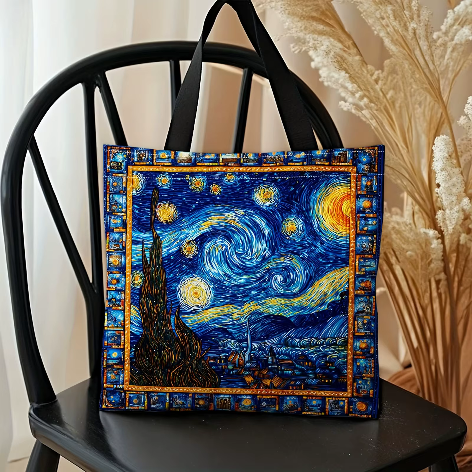 Sac fourre-tout Van Gogh Starry Night pour femmes