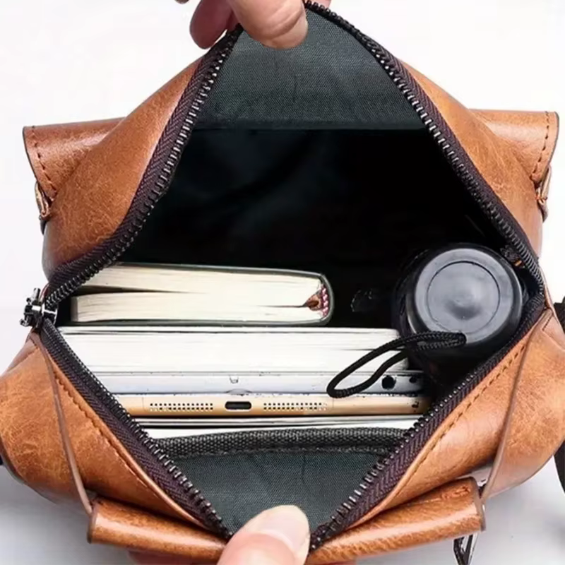 Sac messager vintage avec sangle réglable