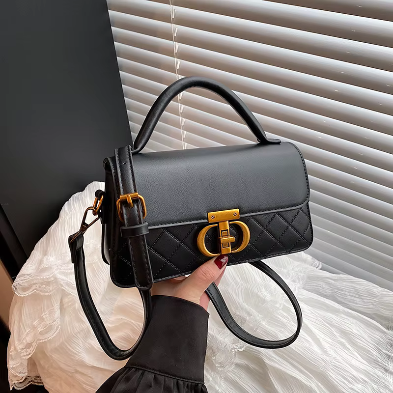 Sac à main tendance pour femme 2025 – Nouvelle collection printemps – Sac carré diagonal haut de gamme – Sac à bandoulière de qualité