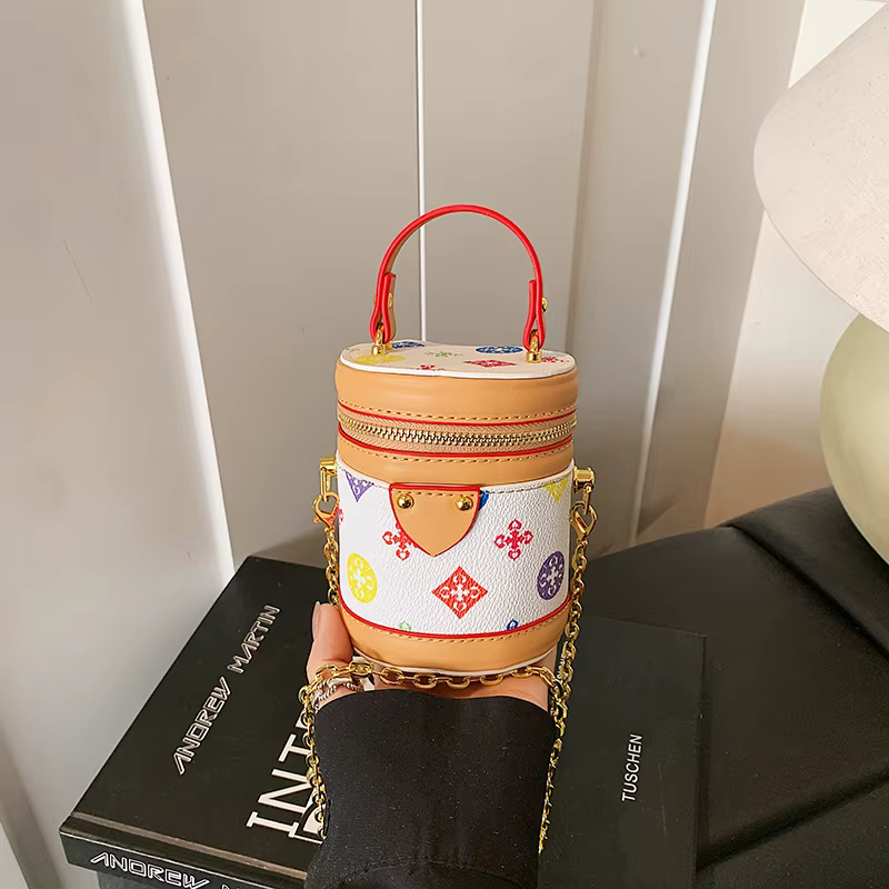Sac à main pour femme, mini sac seau floral pour rouge à lèvres