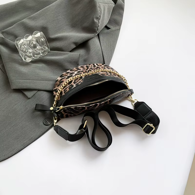 Sac de taille imprimé léopard pour femmes