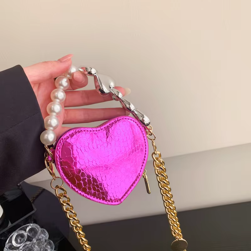 Mini sac à bandoulière en cuir PU pour femme