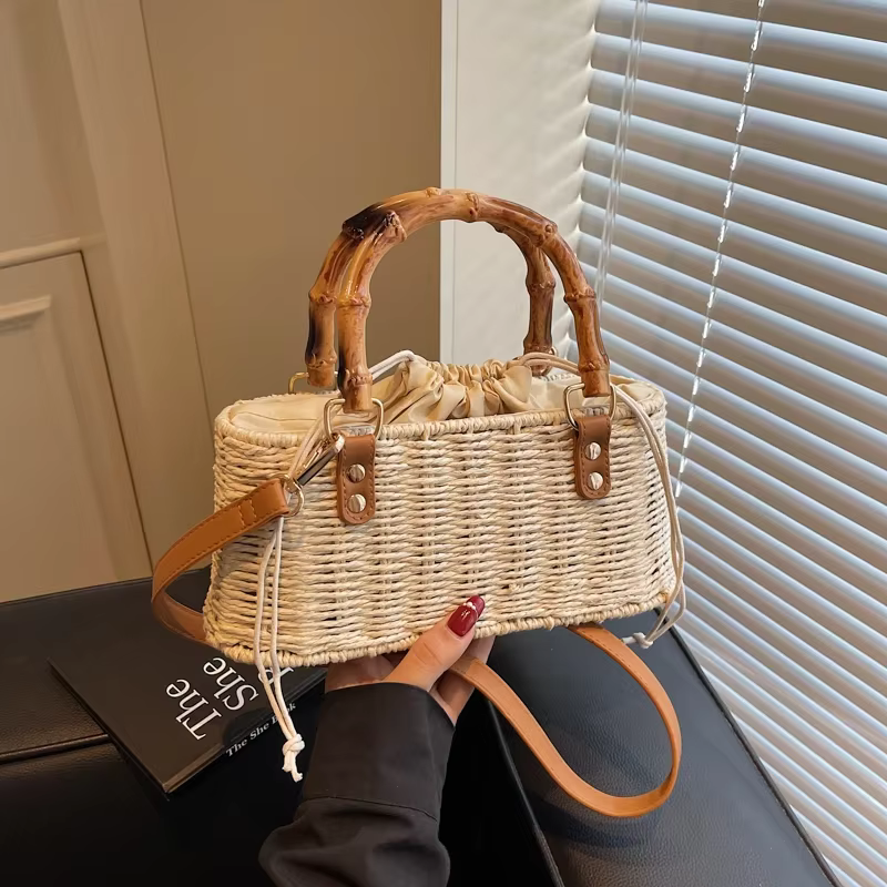 Sacs à bandoulière en tissu uni pour jeunes