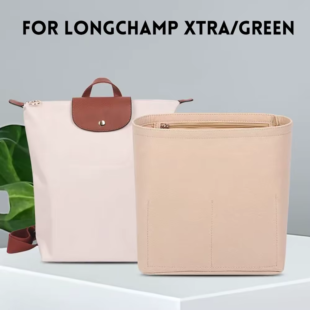 Organisateur en feutre pour sac à dos Longchamp Le Pliage Vert/Xtra