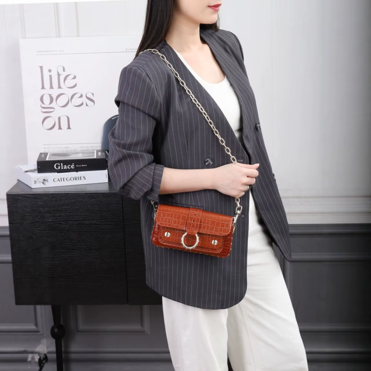 Sac Classique Femme 2026 - Sac à Main Polyvalent Tendance Européen et Américain