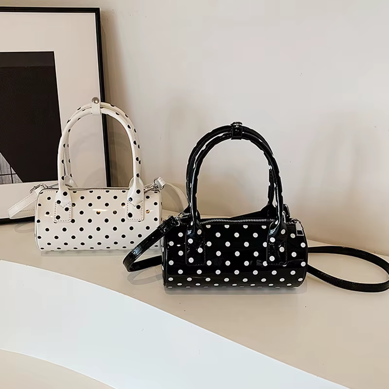 Sac à bandoulière en forme de baril pour femmes