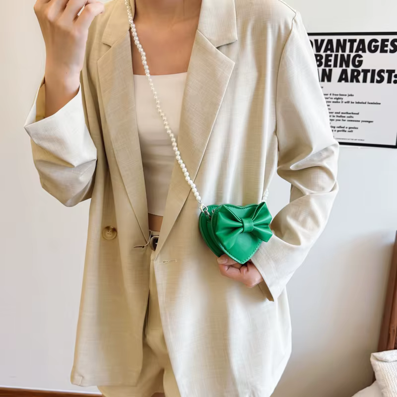 Sac à main en forme de cœur pour femmes