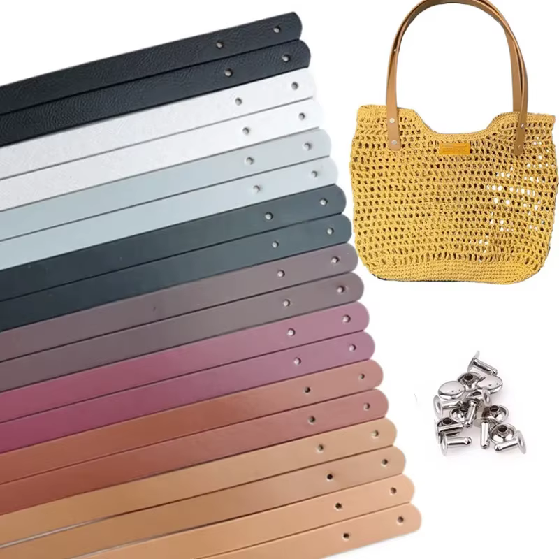 Sangle de sac en cuir PU faite à la main