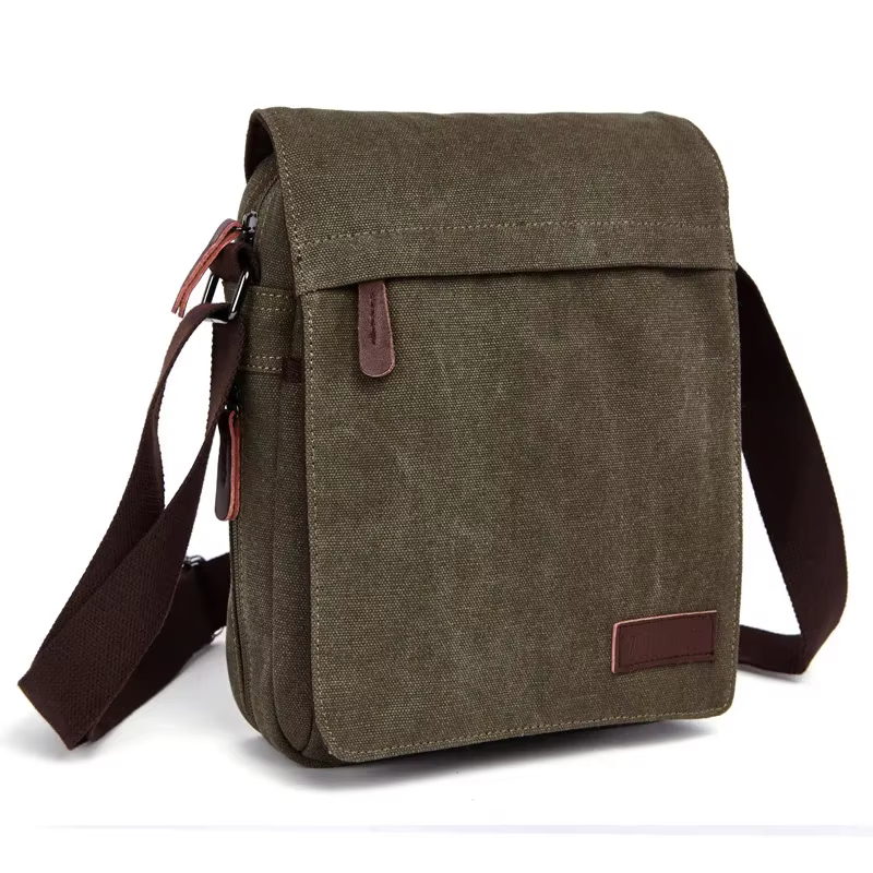 Sac à main décontracté sacs à bandoulière simples Vintage toile mode nouveau 2024 fermeture éclair Ipad sac téléphone