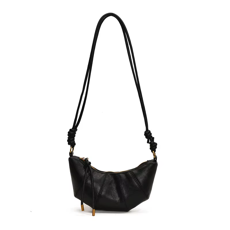 Sac bandoulière Croissant style français