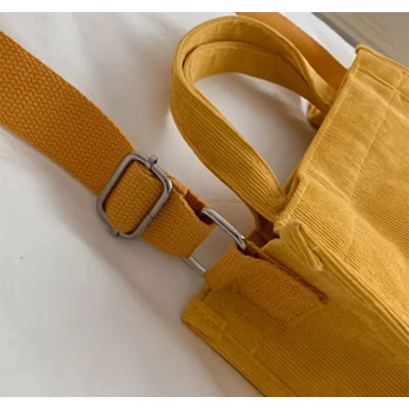 Rilibegan sac à bandoulière pour femmes nouveau Style Simple velours côtelé Portable grande capacité sac Ins mode tendance petit sac à main carré