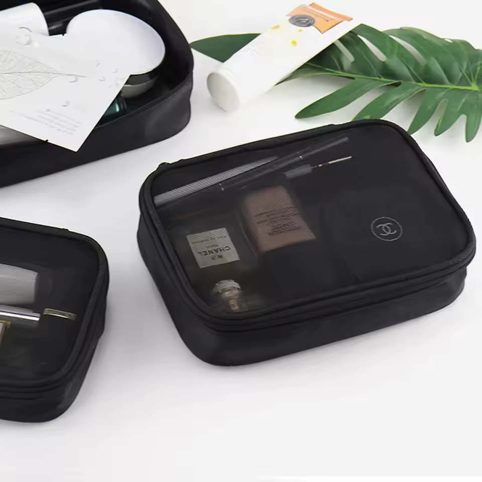 Sac de maquillage noir pour femmes