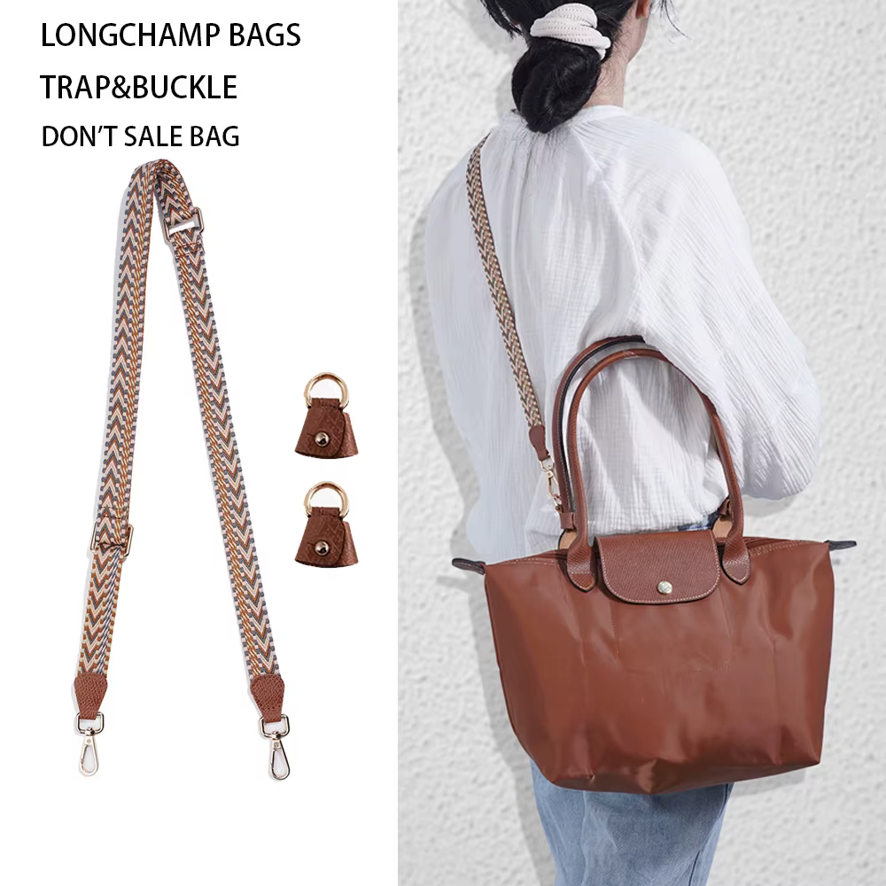 Sangle de sac en cuir véritable pour Longchamp