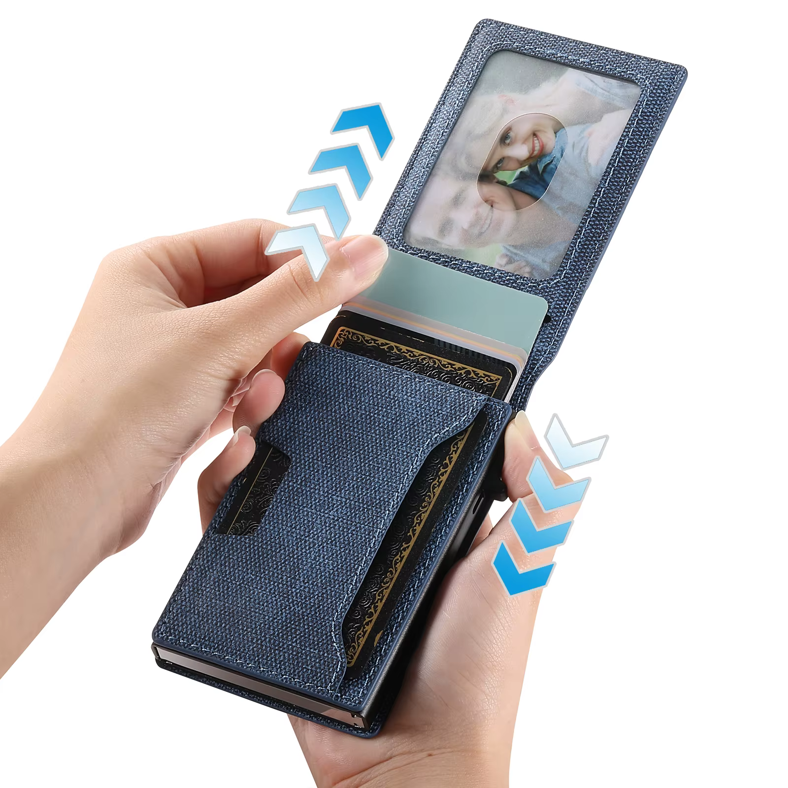 Porte-cartes en cuir PU de haute qualité