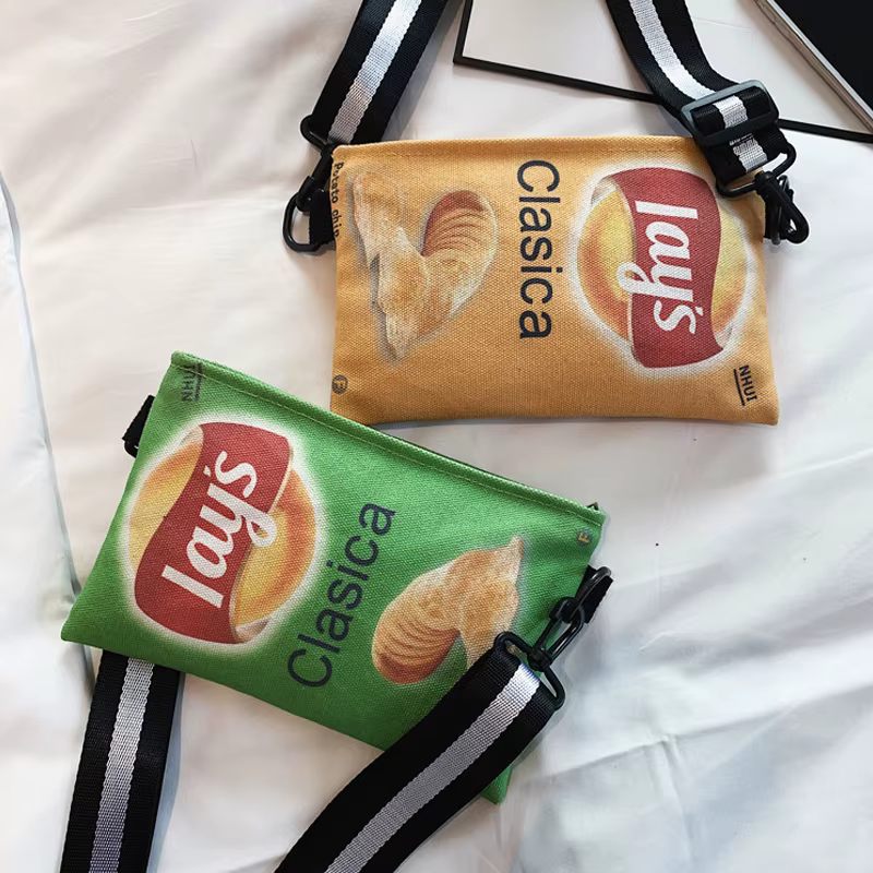 Sac à main à bandoulière en toile pour femmes