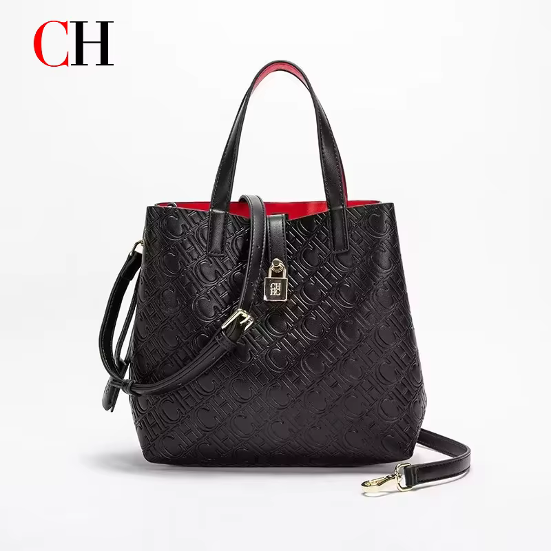 Sac à main CH classique gaufré de luxe pour femme