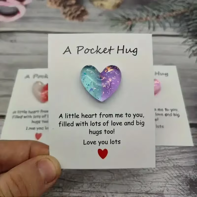 Pochette Décorée en Forme de Petit Cœur