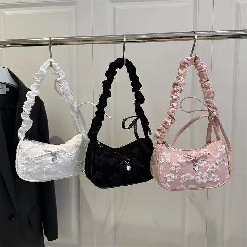 Sac à main Chic en forme de croissant pour femmes