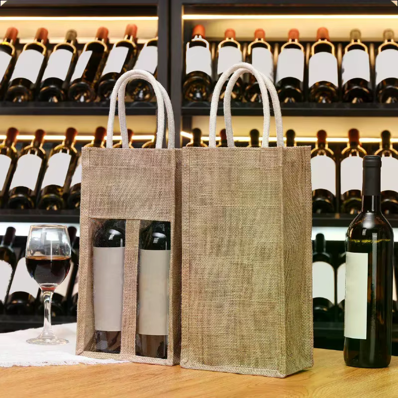 Sac à main de vin rouge